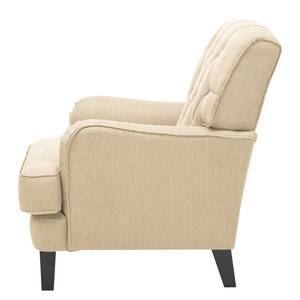 Fauteuil Darcey geweven stof beige