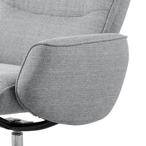 Fauteuil Doon (met hocker) geweven stof