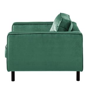 Fauteuil Edina fluweel - Zeegroen