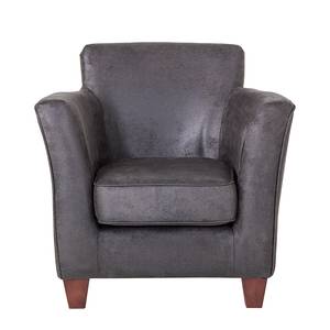 Fauteuil Even microvezel - donkerbruin