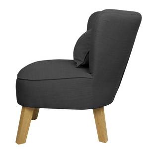 Fauteuil Freya I Tissu Mauve - Anthracite