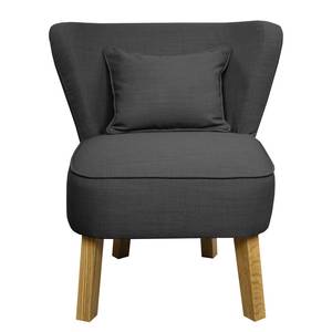 Fauteuil Freya I Tissu Mauve - Anthracite