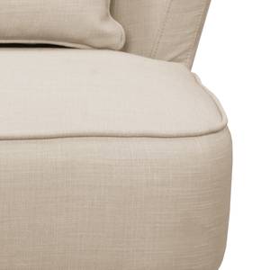 Fauteuil Freya II geweven stof beige - Cappuccinokleurig