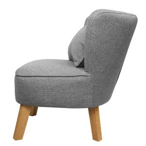 Fauteuil Freya III geweven stof beige - Grijs