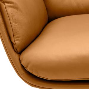 Sessel Garbo VIII Echtleder Neka: Cognac - Chrom glänzend