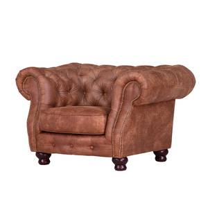 Fauteuil Giant Cuir synthétique vieilli marron