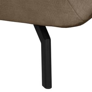 Fauteuil Giarra antieke leerlook - Nootmuskaat