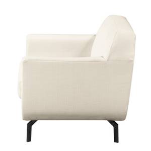 Fauteuil Giarra Tissu structuré - Crème