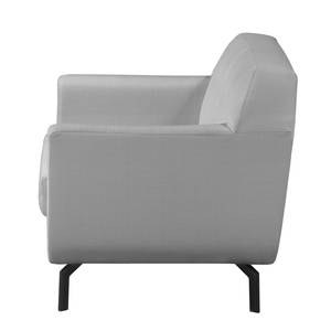 Fauteuil Giarra Tissu structuré - Gris clair