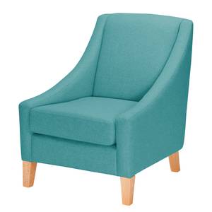 Fauteuil Gin Gin vilt - Turquoise