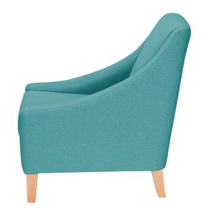 Fauteuil Gin Gin vilt - Turquoise