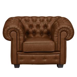 Fauteuil Gowen I Cuir synthétique - Cognac