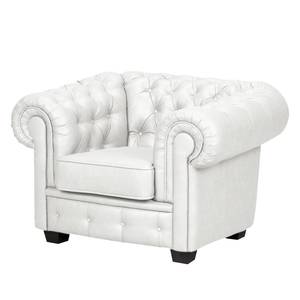 Fauteuil Gowen II Cuir synthétique - Blanc