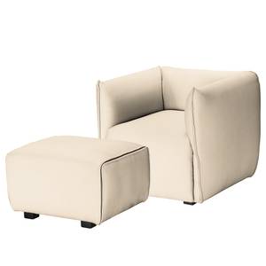 Fauteuil Grady I Tissu - Ecru