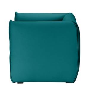 Fauteuil Grady I Tissu - Bleu pétrole