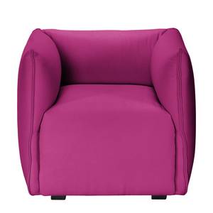 Fauteuil Grady I geweven stof - Fuchsia