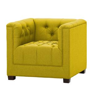 Fauteuil Grand geweven stof Geweven stof Milan: Geel