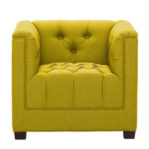 Fauteuil Grand geweven stof Geweven stof Milan: Geel