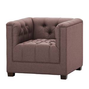 Fauteuil Grand Tissu Tissu Milan : Gris-Marron