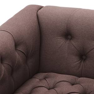 Fauteuil Grand geweven stof Geweven stof Milan: Grijs-Marron