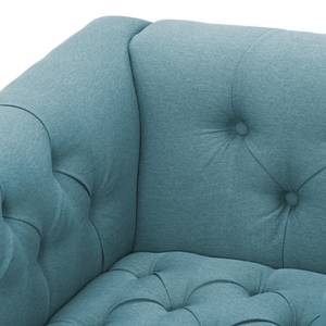 Fauteuil Grand geweven stof Stof Selva: Lichtblauw