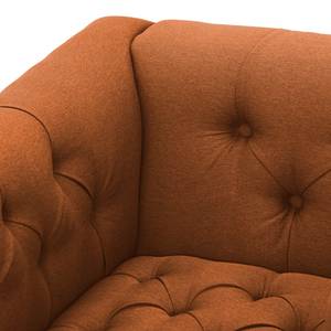 Fauteuil Grand geweven stof Geweven stof Milan: Roestbruin