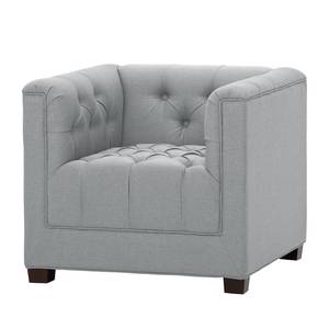 Fauteuil Grand Tissu Tissu Selva : Gris argenté