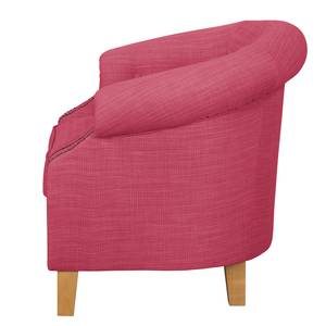 Fauteuil Great Hale I Tissu - Framboise