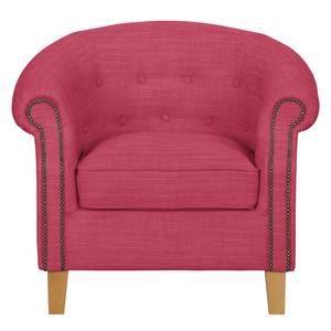 Fauteuil Great Hale I Tissu - Framboise