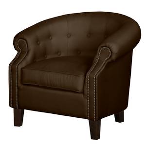 Fauteuil Great Hale II geweven stof Bruin