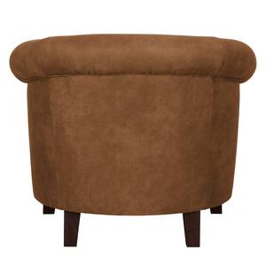 Fauteuil Great Hale III Aspect cuir ancien - Brun