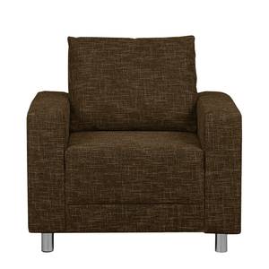 Fauteuil Greenwood Tissu Tissu structuré Lawan: Marron