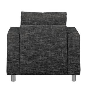 Fauteuil Greenwood Tissu Tissu structuré Lawan: Noir