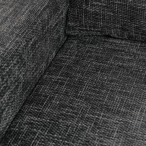 Fauteuil Greenwood Tissu Tissu structuré Lawan: Noir