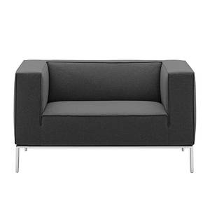 Fauteuil Greg Tissu - Anthracite - Sans coussin