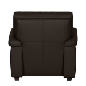 Fauteuil Grimsby donkerbruin echt leer