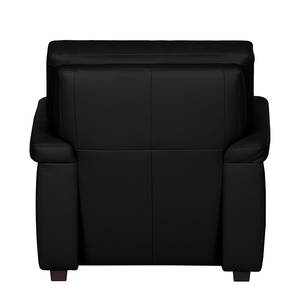 Fauteuil Grimsby zwart echt leer