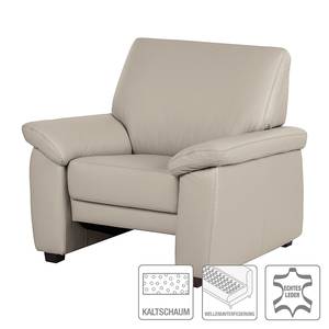 Fauteuil Grimsby taupekleurig echt leer