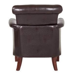 Fauteuil Harmonia Cuir synthétique marron