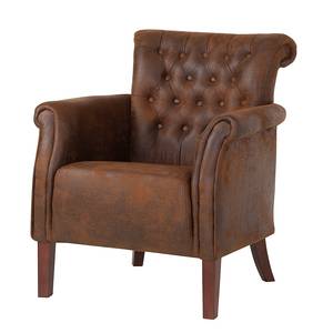 Fauteuil Harmonia Microfibre marron