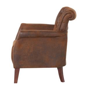 Fauteuil Harmonia microvezel - bruin