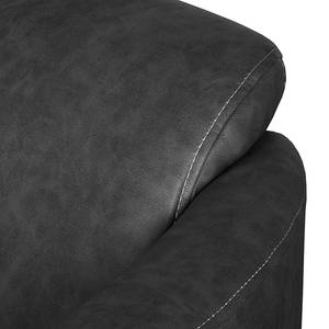 Fauteuil Hineston Cuir synthétique - Anthracite