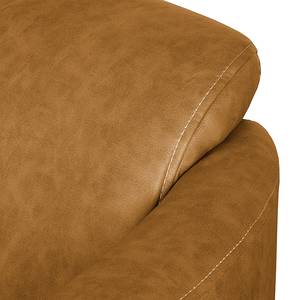 Fauteuil Hineston Imitation cuir - Cognac