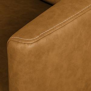 Fauteuil Hineston Imitation cuir - Cognac