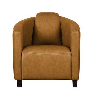 Fauteuil Hineston Imitation cuir - Cognac