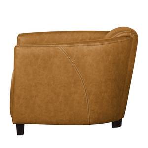 Fauteuil Hineston Imitation cuir - Cognac