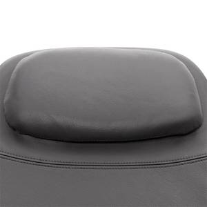 Fauteuil Houston I Cuir véritable Cuir véritable Neka : Gris - Acier inoxydable