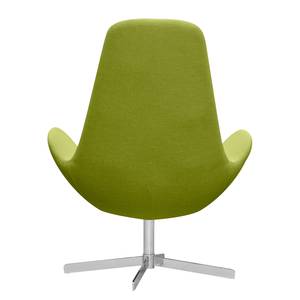 Fauteuil Houston I geweven stof Geweven stof Anda II: Groen - Chrome