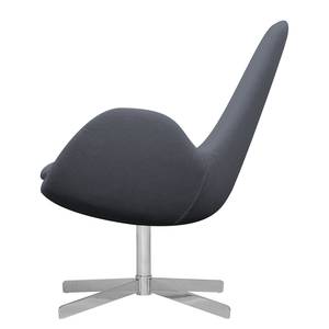 Fauteuil HOUSTON Geweven stof Milan: Antraciet