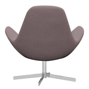 Fauteuil HOUSTON Geweven stof Milan: Grijs-Marron